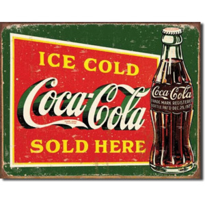Cedule Coca Cola - Ice cold green
