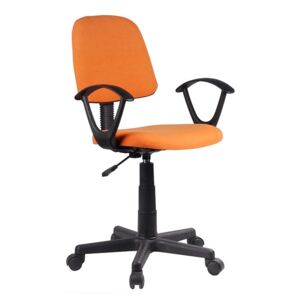 Kancelářská židle, oranžová / černá, TAMSON