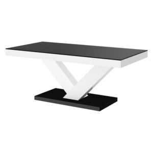 Hubertus Konferenční stolek VICTORIA MINI MAT Barva: Černo/bílý