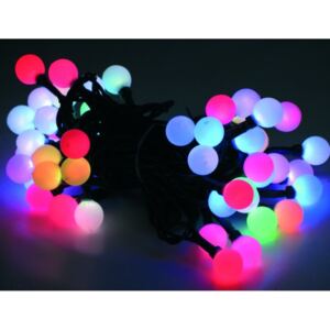 50 LED vánoční řetěz barevný vnitřní měnící barvy