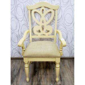 Židle s područkami NEWPORT 17524A 105x63x63 cm dřevo masiv