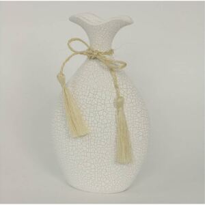 Váza keramická - bílá TD-10833-10 Art