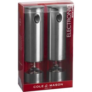 Cole & Mason BATTERSEA dárková sada, elektrický mlýnek na sůl a pepř, 210 mm H3052480 DKB Household UK Limited
