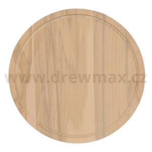 Drewmax GD212 - Prkénko kulaté z bukového dřeva 25x25x2,5cm