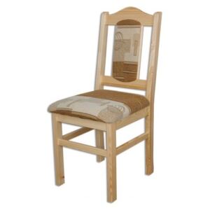 Drewmax KT102 - Dřevěná židle 43x45x100cm - Borovice