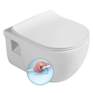 Sapho BRILLA WC mísa závěsná rimless, 36,5x53 cm