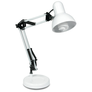 Faneurope LDT033ARC-BIANCO stolní lampa 1xE27 kov v bílé barvě