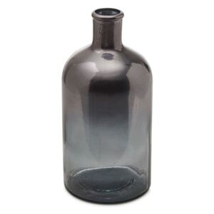 Šedá skleněná váza La Forma Witman, hloubka 23 cm