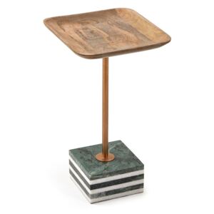 Odkládací stolek z mangového dřeva La Forma Lleyton, výška 25 cm