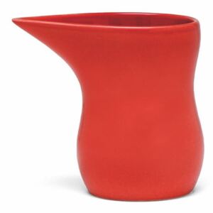 Červená kameninová mléčenka Kähler Design Ursula, 280 ml
