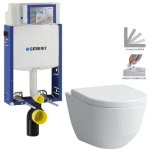 AKCE/SET/GEBERIT - SET Kombifix KOMBIFIX ECO pro závěsné WC, nádržka UP 320 bez Ovládací desky + WC LAUFEN PRO + SEDÁTKO (110.302.00.5 LP3)