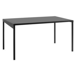 Černý kovový jídelní stůl Custom Form Obroos, 140 x 80 cm