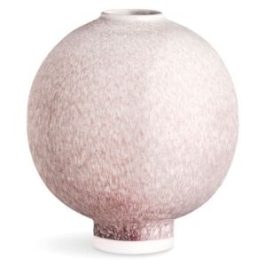 Světle růžová porcelánová váza Kähler Design Unico, výška 17 cm