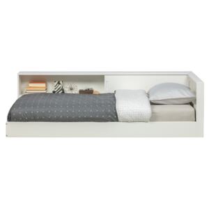 Hoorns Bílá dřevěná postel Ernie 90x200 cm
