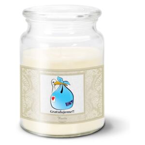 Svíčka velká SABLO - Gratulujeme!!! 2 500 g
