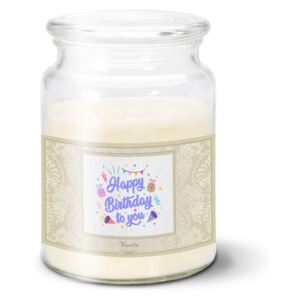 Svíčka velká SABLO - Happy birthday to you 3 500 g