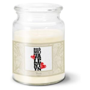 Svíčka velká SABLO - Buď můj Valentýn 2 500 g