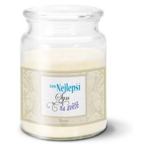 Svíčka velká SABLO - Ten nejlepší syn na světě 500 g