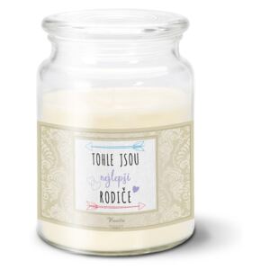 Svíčka velká SABLO - Tohle jsou nejlepší rodiče 500 g