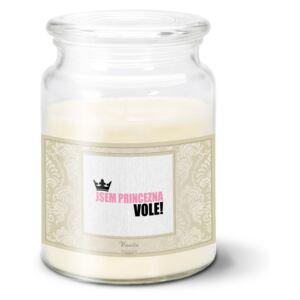Svíčka velká SABLO - Jsem princezna, vole! 500 g