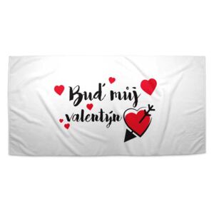 Ručník SABLO - Buď můj Valentýn 30x50 cm