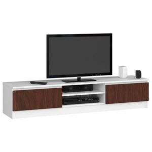 TV stolek RTV 160 bílá/wenge