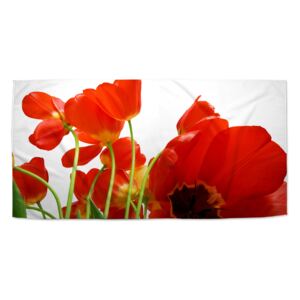 Ručník SABLO - Tulipány 50x100 cm