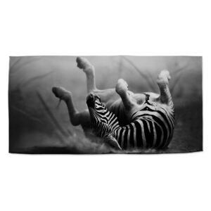 Ručník SABLO - Válející se zebra 30x50 cm