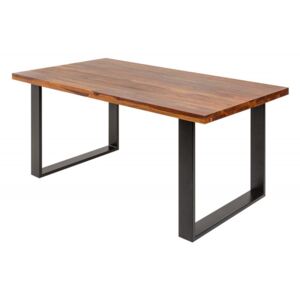 Jídelní stůl IRON CRAFT II 180 CM hnědý masiv sheesham Nábytek | Jídelní prostory | Jídelní stoly | Všechny jídelní stoly