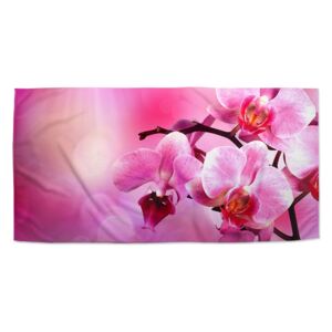 Ručník SABLO - Květy orchideje 30x50 cm