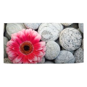 Ručník SABLO - Gerbera na kamenech 30x50 cm