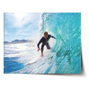 Plakát SABLO - Surfař na vlně 90x60 cm