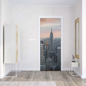 GLIX Fototapeta na dveře - New York City Empire State Building | 91x211 cm