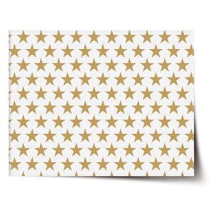 Plakát SABLO - Zlaté hvězdy 60x40 cm