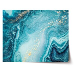 Plakát SABLO - Modrý pigment 60x40 cm