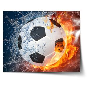 Plakát SABLO - Fotbalový míč 60x40 cm