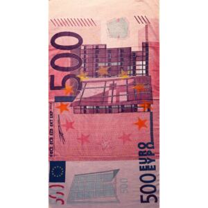Plážová osuška euro růžová (rozměr 70x130 cm)