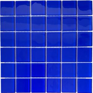 Maxwhite CH4409PM Mozaika skleněná modrá 30x30cm sklo
