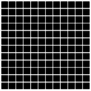 Maxwhite H37 Mozaika skleněná černá antracit 29,7x29,7cm