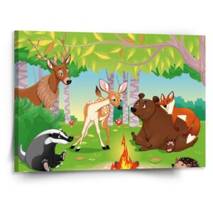 Obraz SABLO - Lesní zvířátka 2 50x50 cm