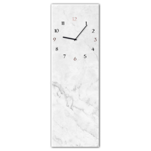 Skleněné nástěnné hodiny - Styler Marble, 20x60 cm