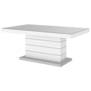 Hubertus Konferenční stolek MATERA LUX MAT Barva nábytku: Světle šedo/bílý