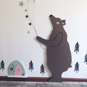 Drewniakowa Medvídek Teddy na zeď malý