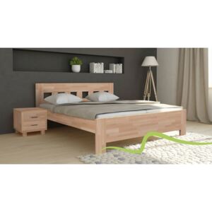 Dřevěná postel Jana senior 200x180 Mahagon