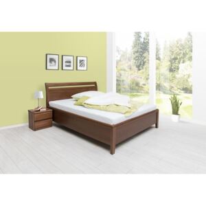 Dřevěná postel Darina 200x140 Ořech tmavý