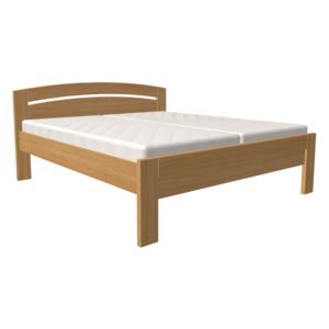 Dřevěná postel Michaela plus s rovným čelem 200x90 Dub