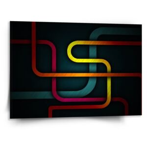 Obraz SABLO - Barevné klikyháky 50x50 cm