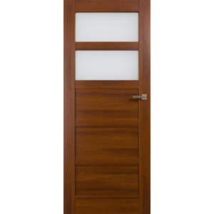 VASCO DOORS Interiérové dveře BRAGA kombinované, model 3, Merbau, A