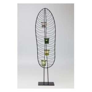 KARE DESIGN Sada 2 ks Svícen na čajovou svíčku Leaf Wire 86 cm, Vemzu