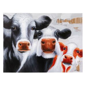 KARE DESIGN Ručně malovaný obraz Snoopy Cows 120×90 cm, Vemzu